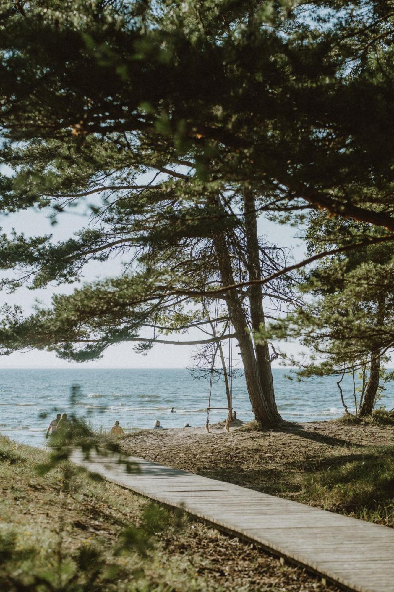 Camping Noras Hotel Mērsrags Buitenkant foto